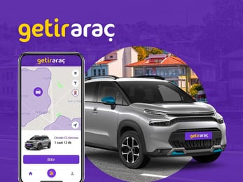 Getir Arac Moov indirimli promosyon afişi