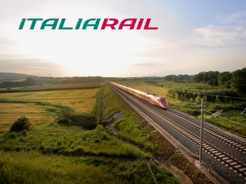 Italiarail Markasının Indirim Ve Promosyonlarını Gösteren Afiş